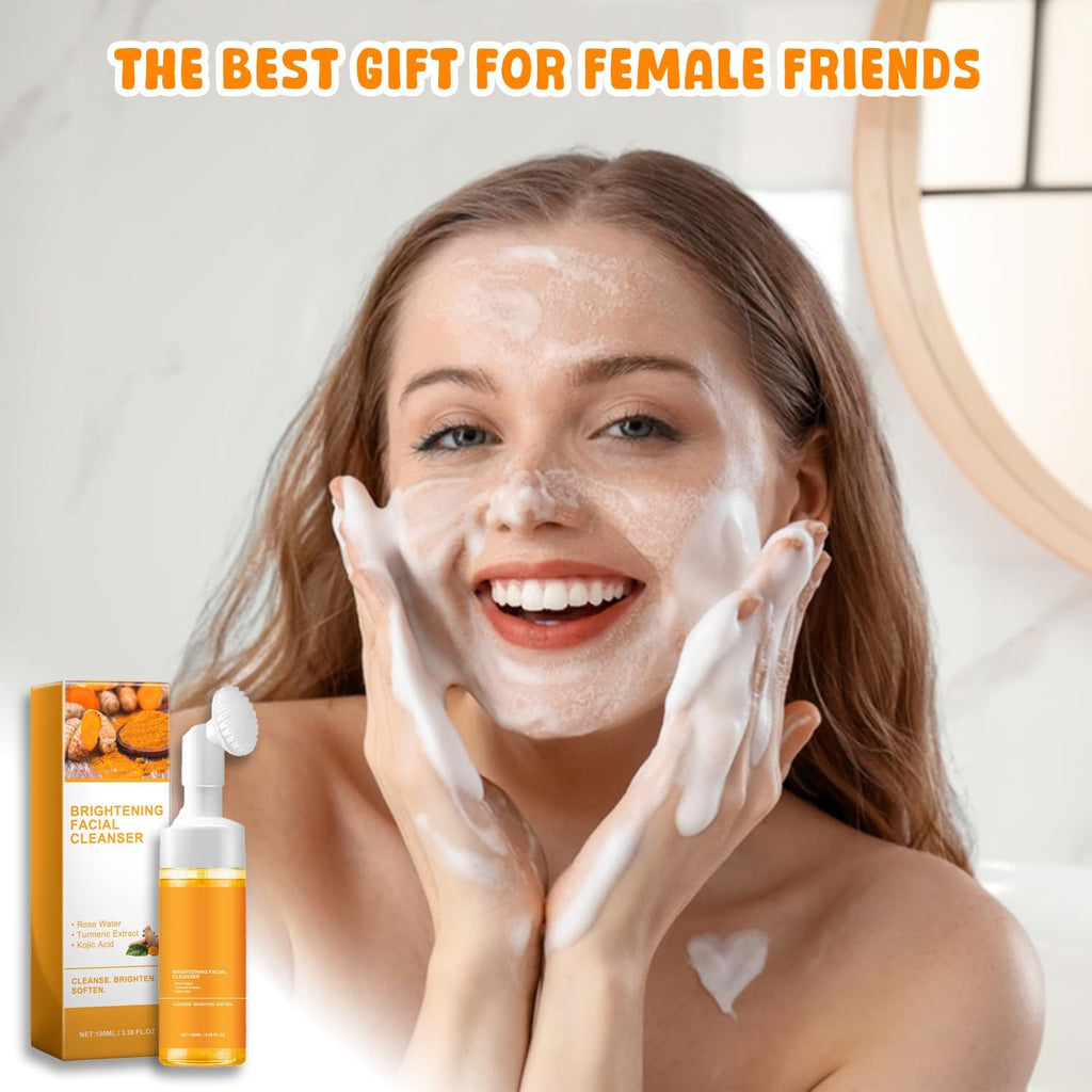 Revitalize Your Skin with Our Nourishing Turmeric Facial Cleanser - Gentle Foaming Wash for All Skin Types