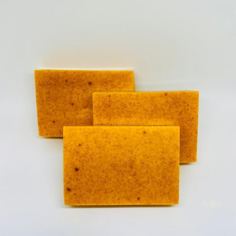 Revitalize Your Skin with 3PCS Turmeric Soap Set - Deep Cleansing & Moisturizing for All Skin Types!