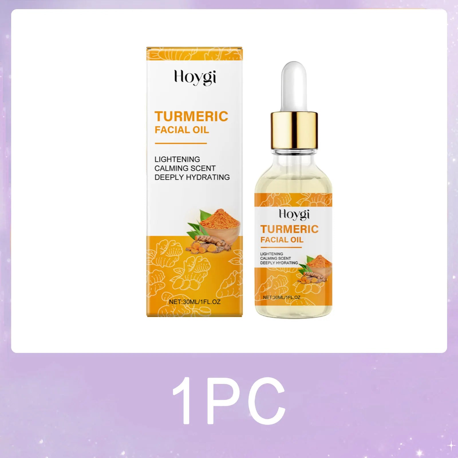 Revitalize Your Skin with the Hoygi Turmeric Skincare Set: Anti-Acne Body Soap, Dark Spot Corrector, and Brightening Facial Serum