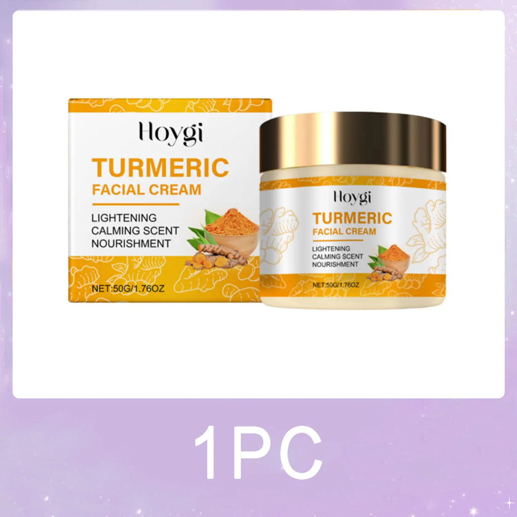 Revitalize Your Skin with the Hoygi Turmeric Skincare Set: Anti-Acne Body Soap, Dark Spot Corrector, and Brightening Facial Serum